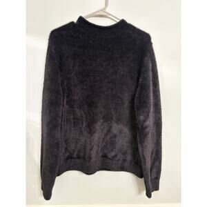 Universal Thread Black Fuzzy Knit Sweater – Women’s XXL